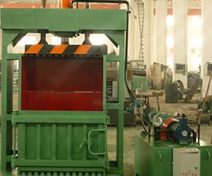 China Hydraulic Drive PET Bottle Baler Machine Straw Waste Plastic Vertical Baling Press wholesale