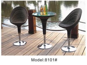 China Outdoor rattan wine bar set-8101 wholesale