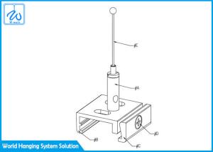 China Durable Versatile Wire Suspension Hanging Kit Brass Steel Aluminum Material wholesale