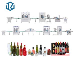 China Vial Vodka Wine Alcohol Rinsing Capping Bottle Filling Line wholesale
