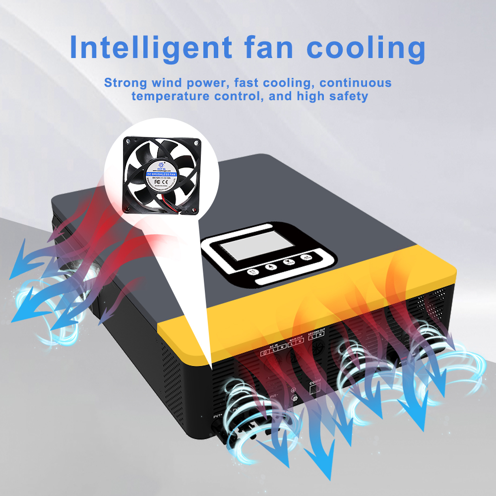 8KVA 8KW 48V Pure Sine Wave MPPT Solar Hybrid Inverter 220V 230V 240V