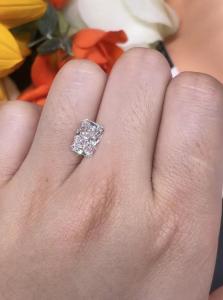 China ZKZ Diamonds Carbon Lab Grown Radiant Cut Loose Diamonds wholesale