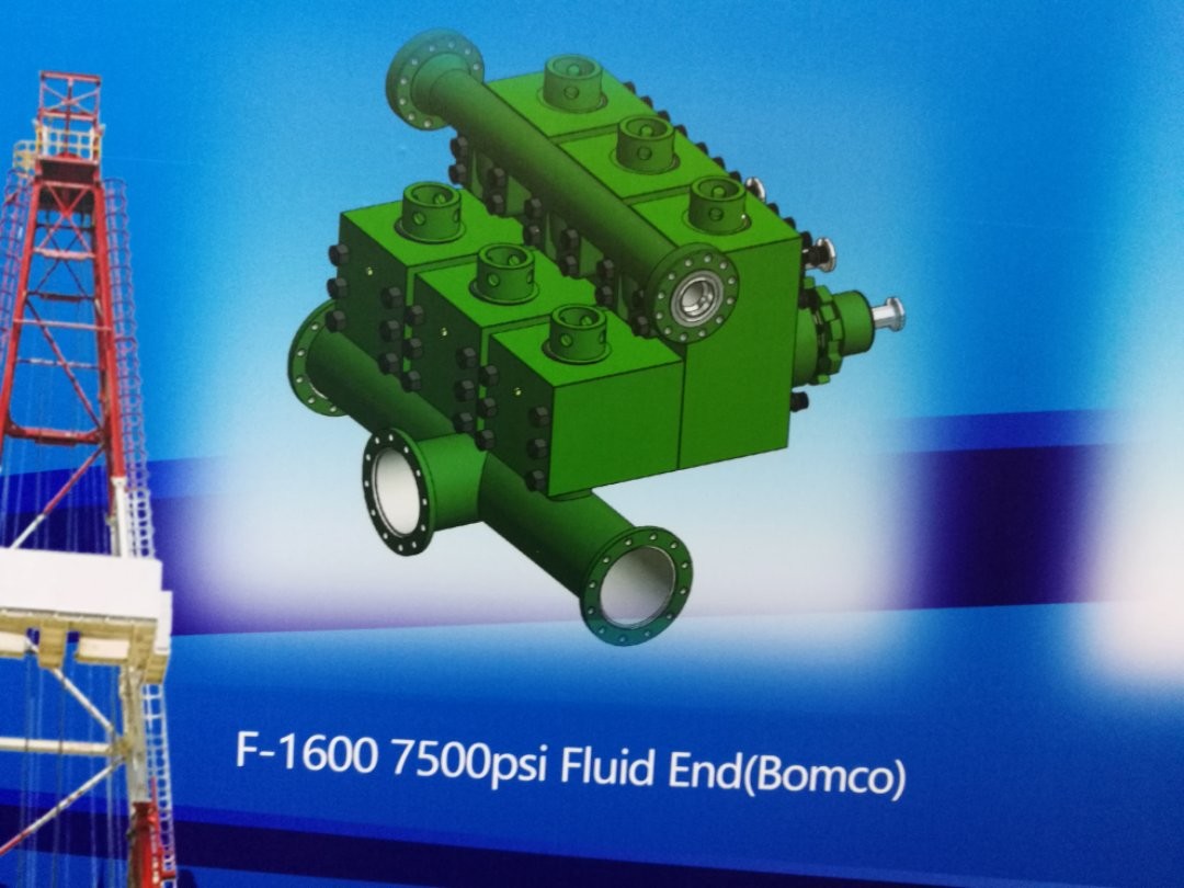 Southwest 12P160 7500PSI mud pump Fluid end module, MISSION "L" NEW STYLE MODULE FOR NATIONAL 12-P-160 MUD PUMP