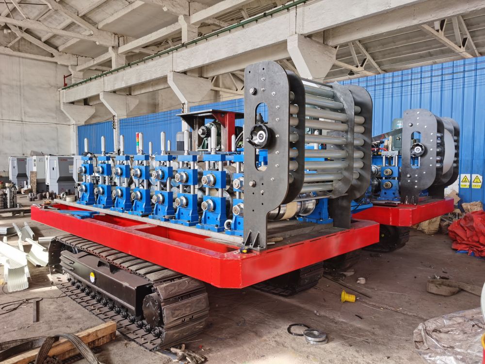 Custom Fascia Roll Forming Machine Rain Seamless Gutter Equipment
