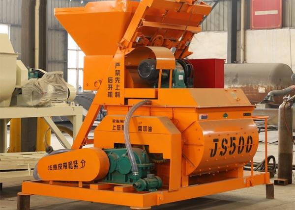 Quality Stationary Self Loading Cement Mixer Machine 25m3/H Capacity 18.5kw Mixing Motor Power for sale