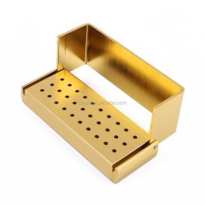 China Metal Dental Lab Bur Holder Block Box High Low Speed 30 Holes wholesale