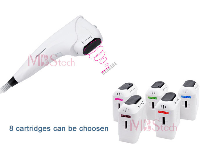 360 ° Rotating 50HZ 4D 8 Cartridges HIFU Facial Machine