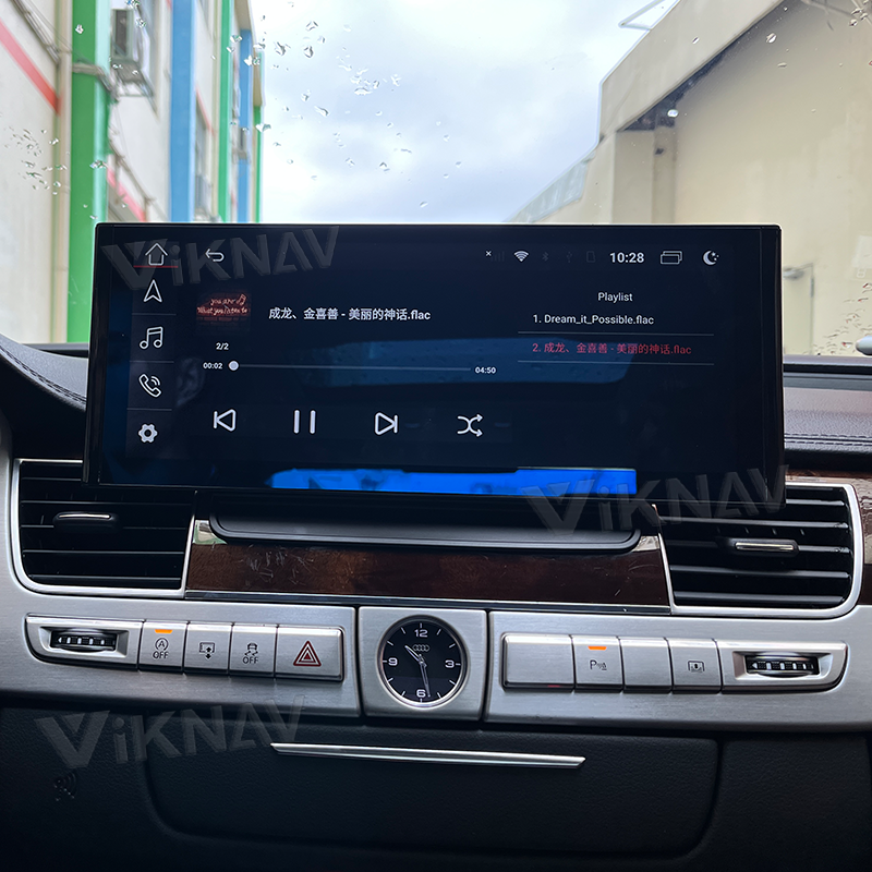 1920*720 Android Auto Car Stereo 12.3 Inch For Audi A8 D4 2011-2017