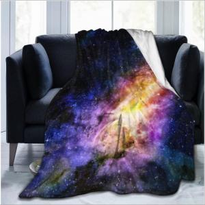 China 3D Polyester Plush Soft Printed Flannel Blanket For Hotel wholesale
