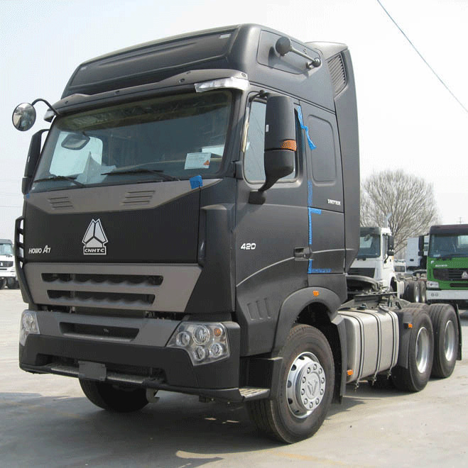 Howo A7 Tractor Head Trucks With One Beth 10 Wheerler 420 Horse Power