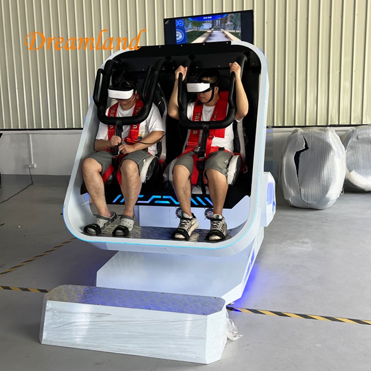 Amusement park Virtual Reality 9D VR 360 Degree Rotating Roller Coaster VR Cinema Simulator