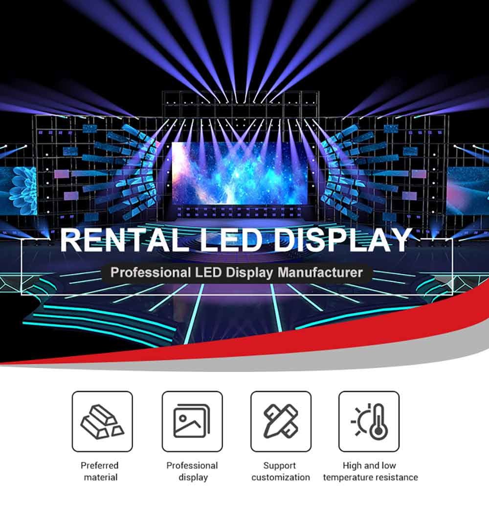 SMD2727 1R1G1B / P4.81mm LED Display Screen Hire For Advertising Outdoor