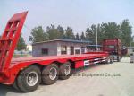3 Axle Gooseneck Hydraulics Trailers Lowbed Semi Trailer ,60ton,80Ton