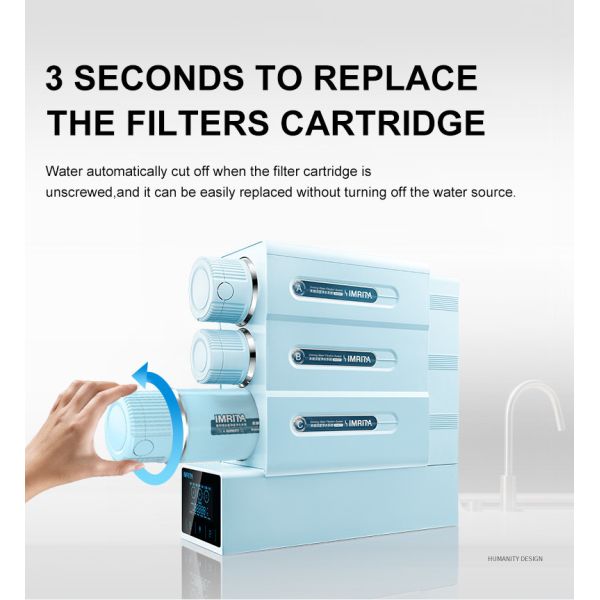 CE Domestic RO Home Water Purifier System Ultraquiet Multiscene