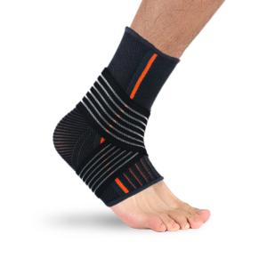 China high quality compression ankle brace with straps for sports wholesale