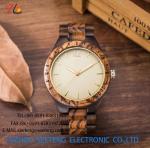 wholesale Pu watch wooden watches alloy case quartz watch fashion watch concise