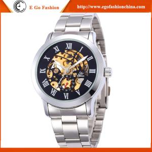 China SH32 Full Stainless Steel Watch for Man Unisex Watches Mechanical Watch Roman Numberal Hot wholesale