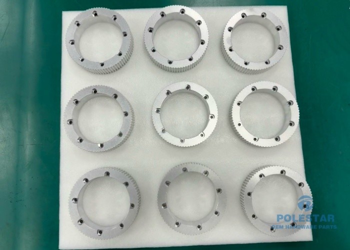 Motor Component With Helical Flange Stainless Steel Custom Cnc Machining Parts