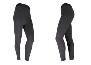 China XXL Womens Seamless Leggings 230gsm 95 Polyester 5 Spandex Leggings Black And Grey wholesale
