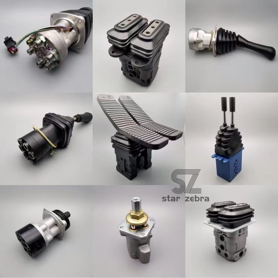 PC200-7 PC200-8 Excavator Joystick Handles Steel Rubber Material