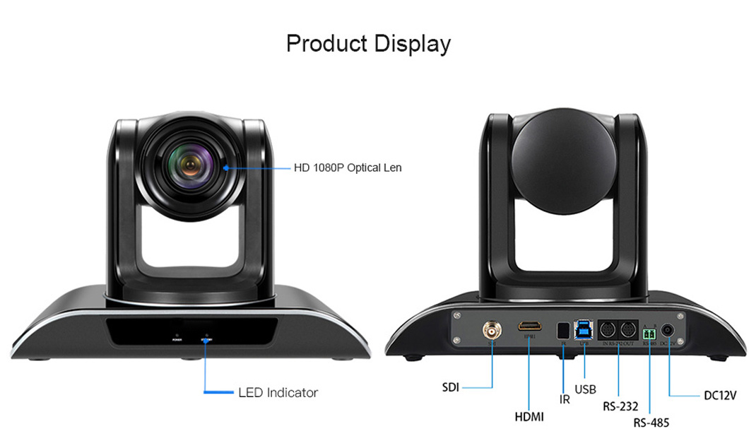 10X Optical Zoom Full HD 1080P Video Conference Camera USB Video Conference Camera for Smartboard