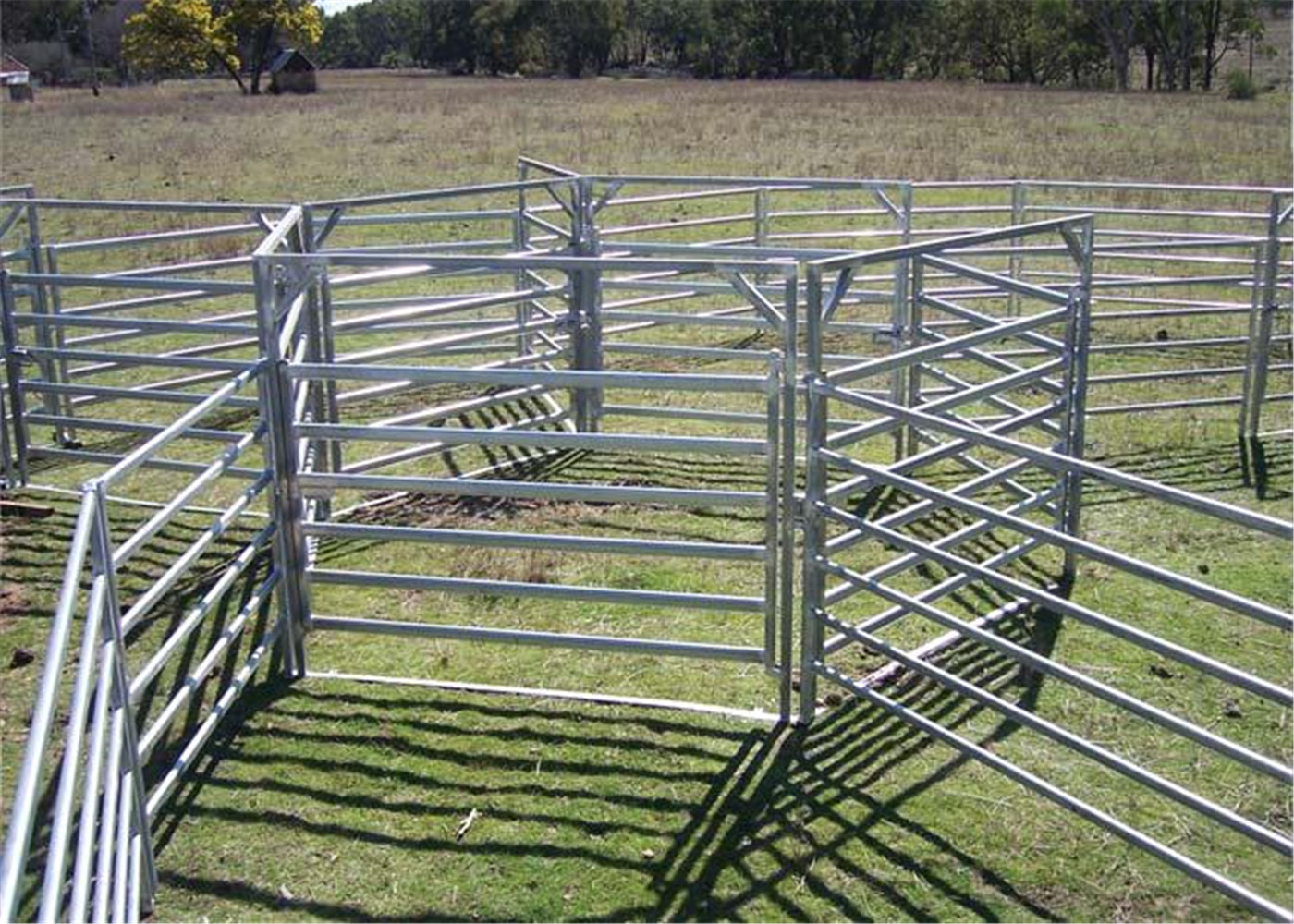 Heavy Duty Galvanized Farm Fence/Cattle Panels/Gate Panels 1.0m x 1.95m height tubing SHS50mm
