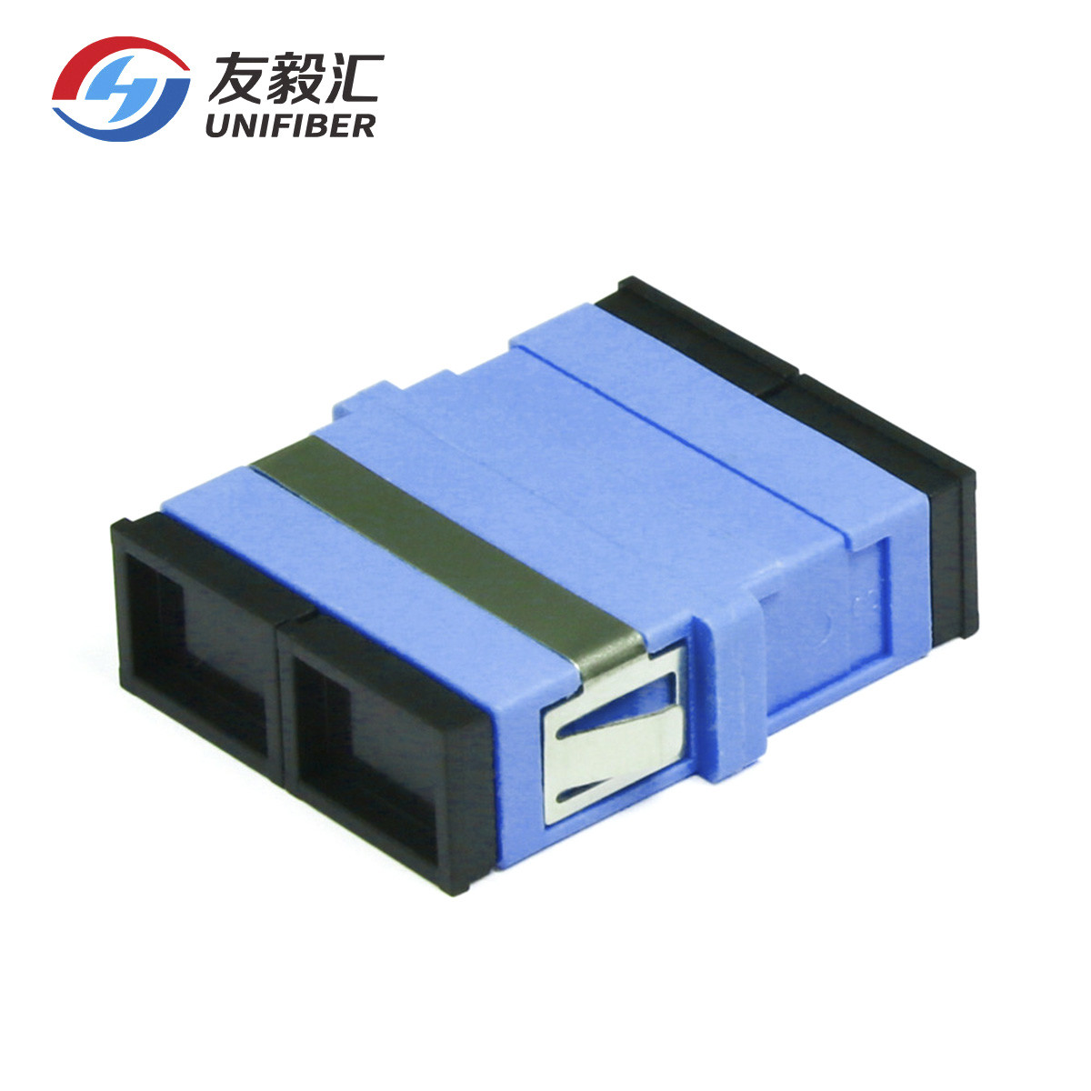 95%RH FTTx SC/UPC To SC/UPC Duplex Fiber Optic Adapter