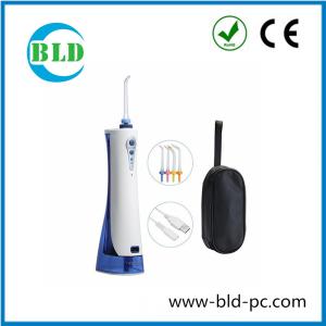 China OEM/ODM logo Water flosser cordless dental oral care teeth cleaner 4 tips with travel case wholesale