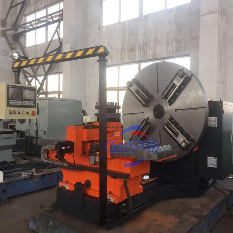 Professional Floor Type Facing Lathe Machine For Machining Automotive Wheel