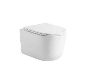 China New Turbo Flush Washdown P Trap Wall Hung Toilet wholesale