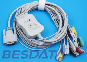 China 10 Leads ECG EKG Cable IEC Needle / Clip / Banana Electrode Compatible BJ-901D wholesale