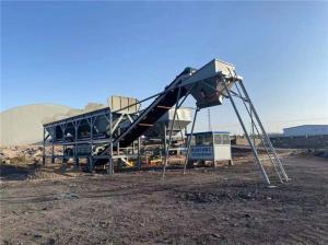 China Large Capacity Electric Stabilized Soil Mixing Station Mobile Mixing Plant 100KW wholesale