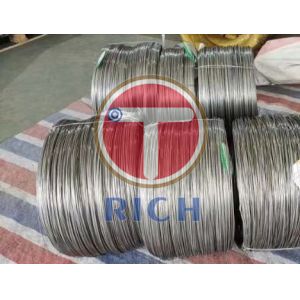 China Sanitary Food Capillary WT2mm OD10mm Stainless Steel Coil Tube wholesale