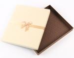 AI Rigid Cardboard Gift Boxes Ivory Luxury Paper Box
