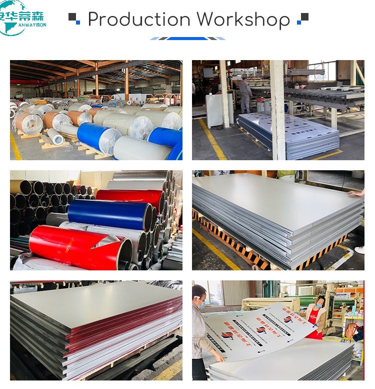 2440mm 3050mm 4050mm Aluminum Composite Panel Acp Sheet Fireproof