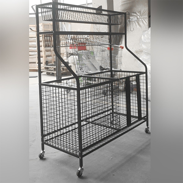 42inch Height 36inch Length Sports Equipment Organizer Rack With Baskets And Hooks