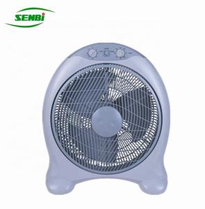 China Copper Motor AC Box Fan 14 Inch 110v 360 Degree Oscillation With Gray Color wholesale