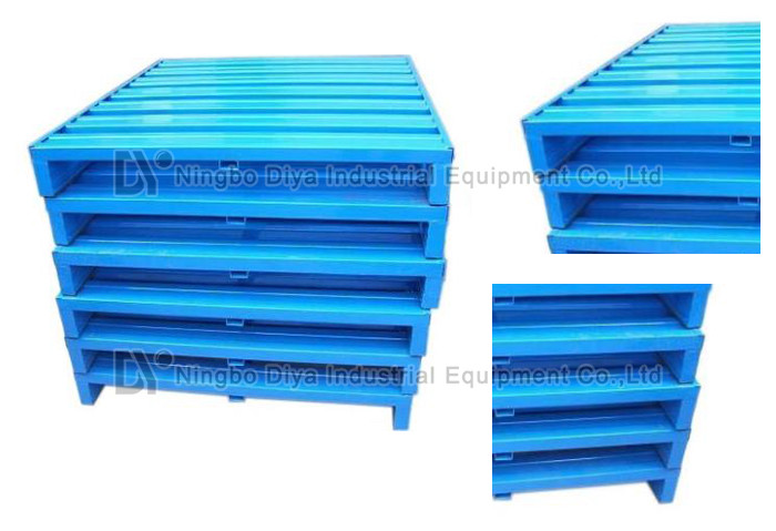 Heavy Duty Stacking Rack System Durable Storage Steel Metal Stackable Pallet