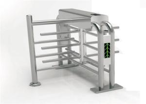 China Entrance Security Half Height Turnstile Door With Fingerprint Reader wholesale