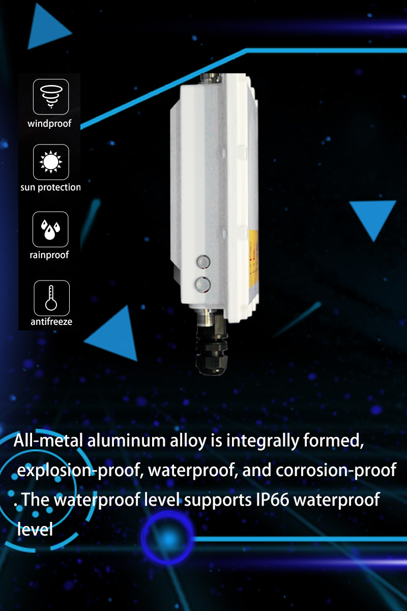 Gigabit Dual Band 5G Outdoor Router IP66 Waterproof Wifi Router With Sim Card