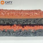 Non-Slip Rubber Track Surface for Rainy Climate Conditions