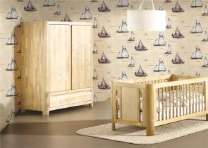 China New Welcome Boat Design Interior PVC Contemporary Wall Coverings Natural Plant Fibers 3D For Children Room wholesale