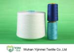 50/3 Original White Dope Dyed Polyester Spun Yarn , Industrial Polyester Yarn