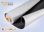 Single Side 1070gsm PU Coated Fiberglass Cloth Flame Retarded