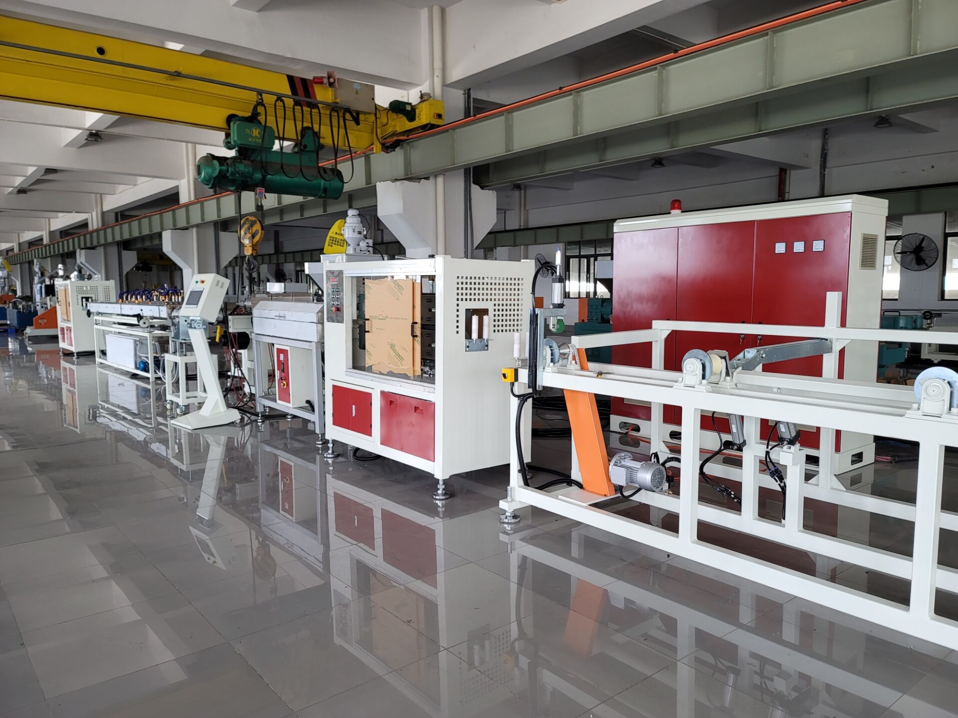 Greenhouse Coating Plastic Pipe Machine For Warehouse Logistics With Long Service Life