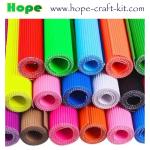 Colorful craft corrugated quilling paper for DIY toys / handcraft kids hand