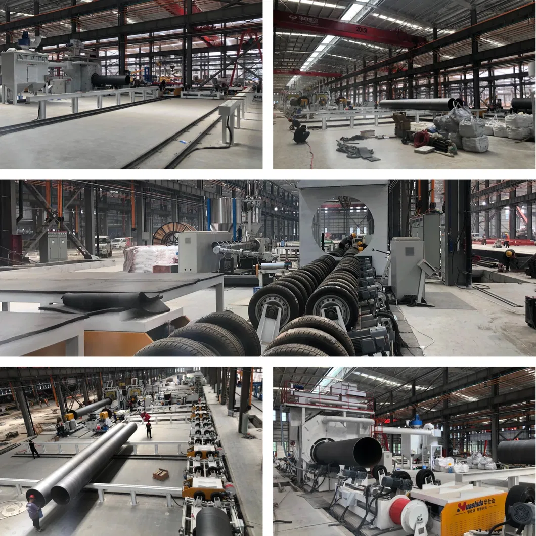 PUR Spray PE Wrapping Pre-Insulated Pipe Production Line &ndash; High-Density PU Foam Insulation for Heating, Cooling &amp; Oil Pipelines