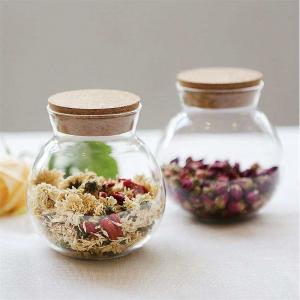 China Glassware Candy Jar Glass Coffee Tea Jar Kitchenware Storage Jar Glass Cookie Jar wholesale