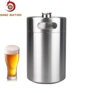 China 4L Stainless Steel Craft Beer Mini Kegs wholesale