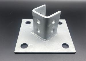 China Metal Steel 12 Holes Channel Post Base Brackets wholesale